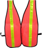 Mesh Reflective Safety Vest - One Size Fits All [Orange]