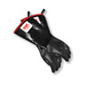NEOPRENE GLOVES [HIGH HEAT] [21 in.] [SM] -BLACK W RED CUFF