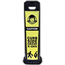 SIGN CURBSIDE CROSSING