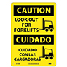 CAUTION - WATCH FOR FORKLIFT T