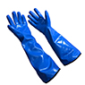 HIGH HEAT FIVE FINGERLIQUID RESISTANT GLOVES 21" BLUE CHOOSE SIZE
